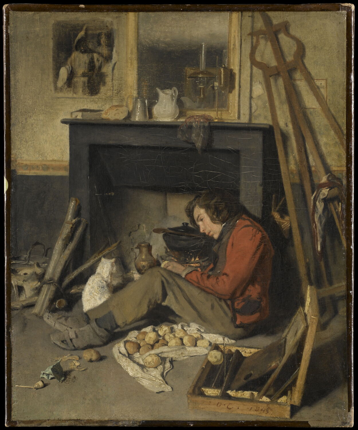 Intérieur d'atelier, Tassaert, Octave, 2e quart du XIXe siècle (1845)
