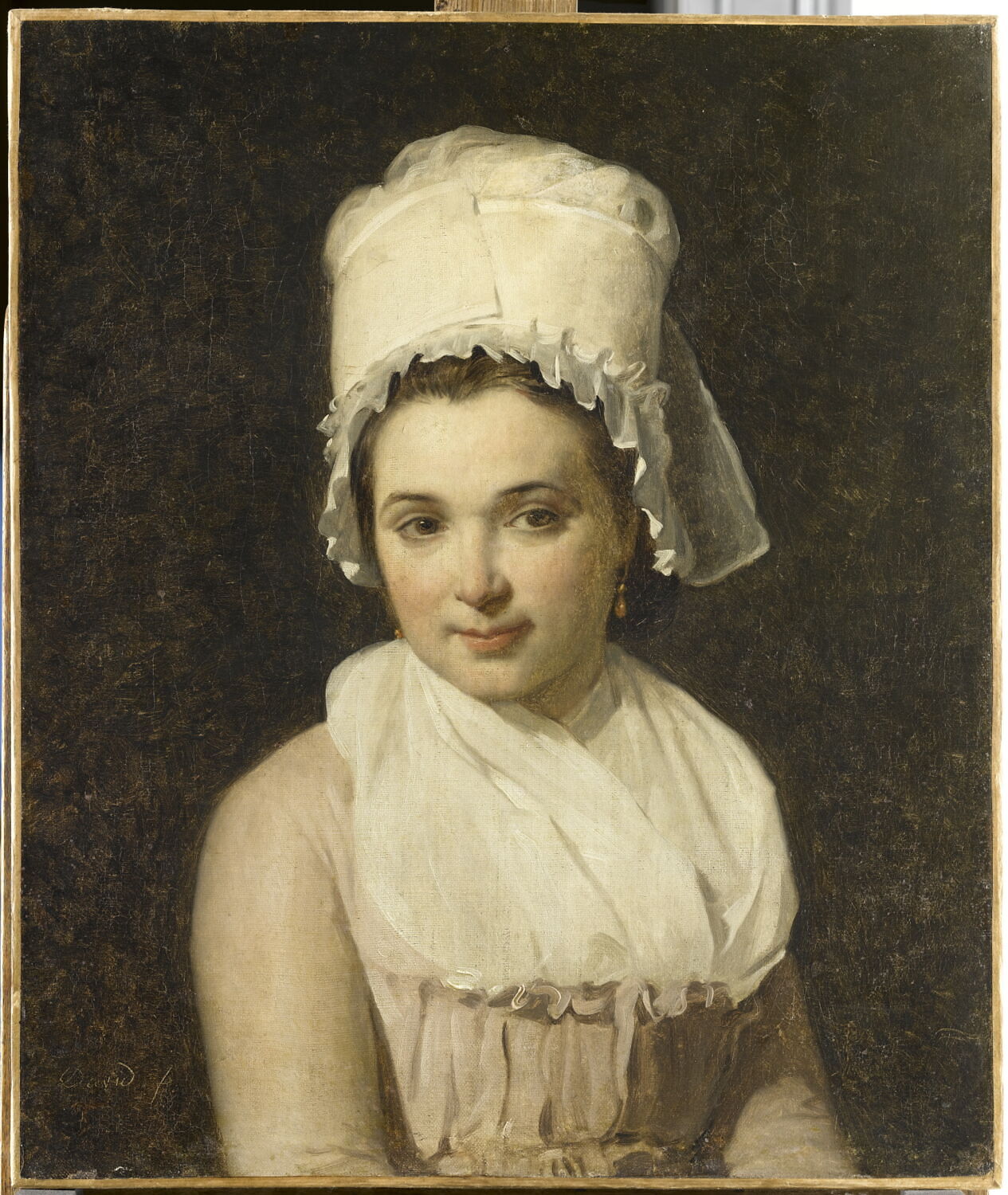 Portrait de Catherine Marie Jeanne Tallard (1772-1825), future épouse Lamy, Жак Луи Давид, последняя четверть XVIII века (1795)