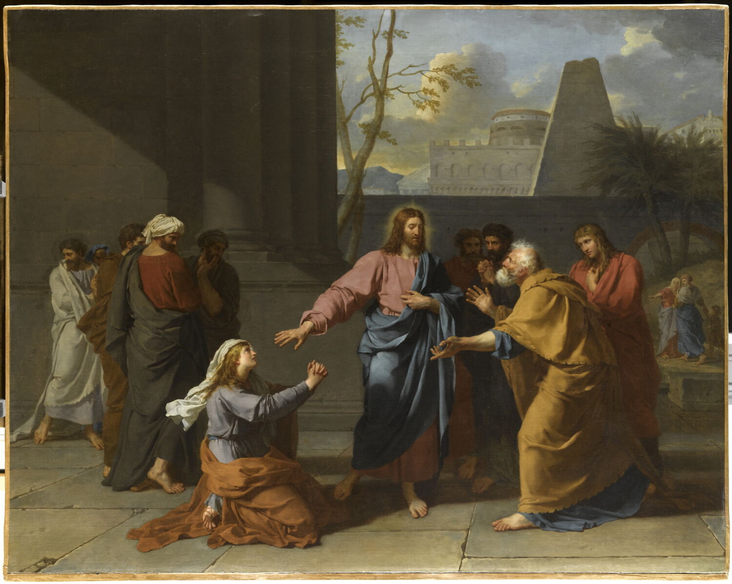 Le Christ et la Cananéenne. - Louvre site des collections