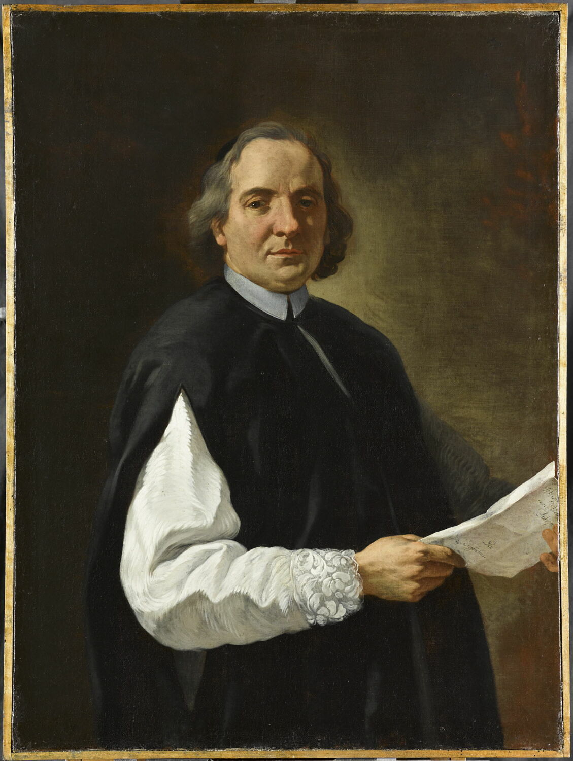 Portrait d'un ecclésiastique, Guglielmi, Gregorio, 3e quart du XVIIIe siècle (vers 1750 - 1760)