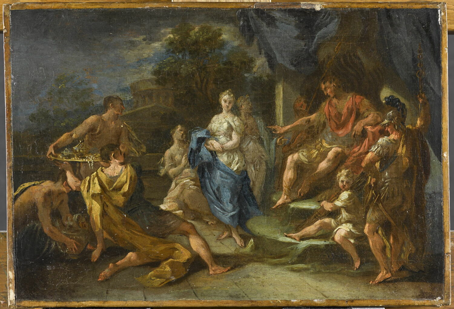 La Continence de Scipion (esquisse), Rocca, Michele, 1e quart du XVIIIe siècle (vers 1720)
