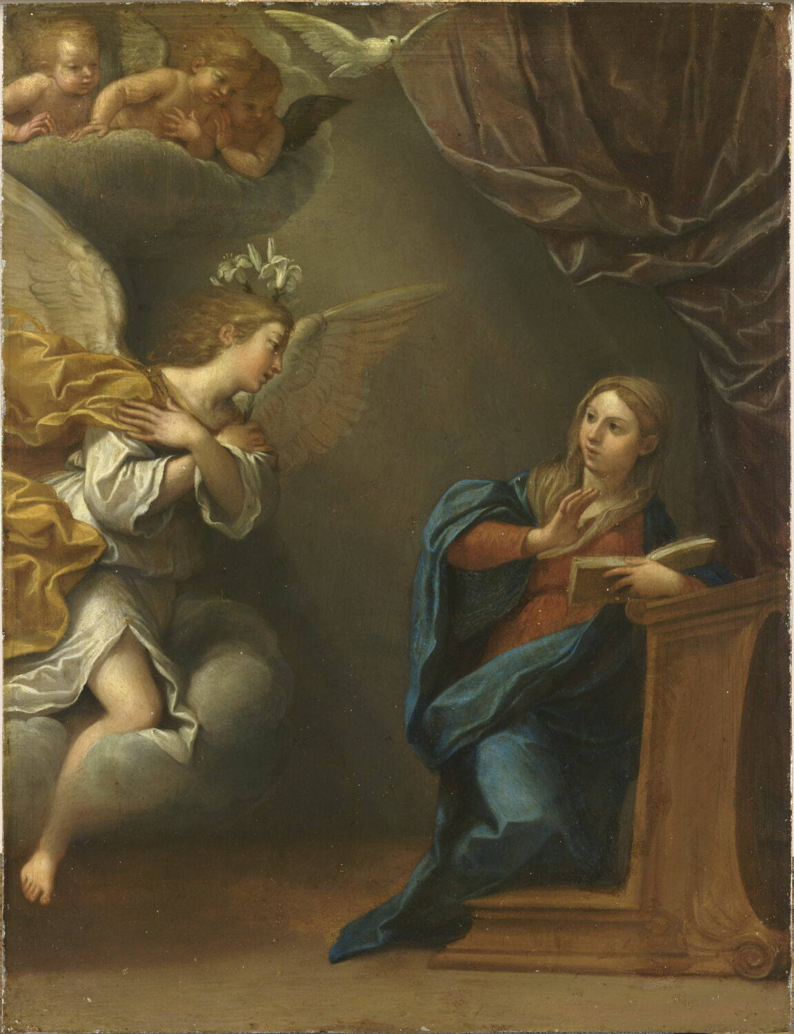 L'Annonciation, Albani, Francesco, XVIIe siècle (1600 - 1700)
