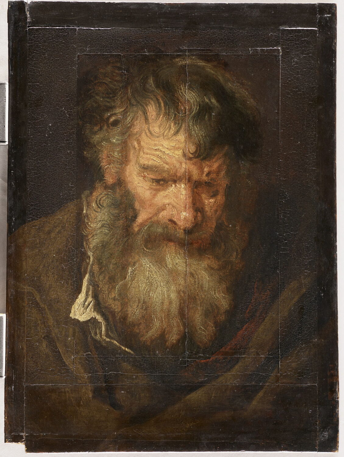 Vieillard. Tête d'étude, Dyck, Antoon van, 2e quart du XVIIe siècle (vers 1616)