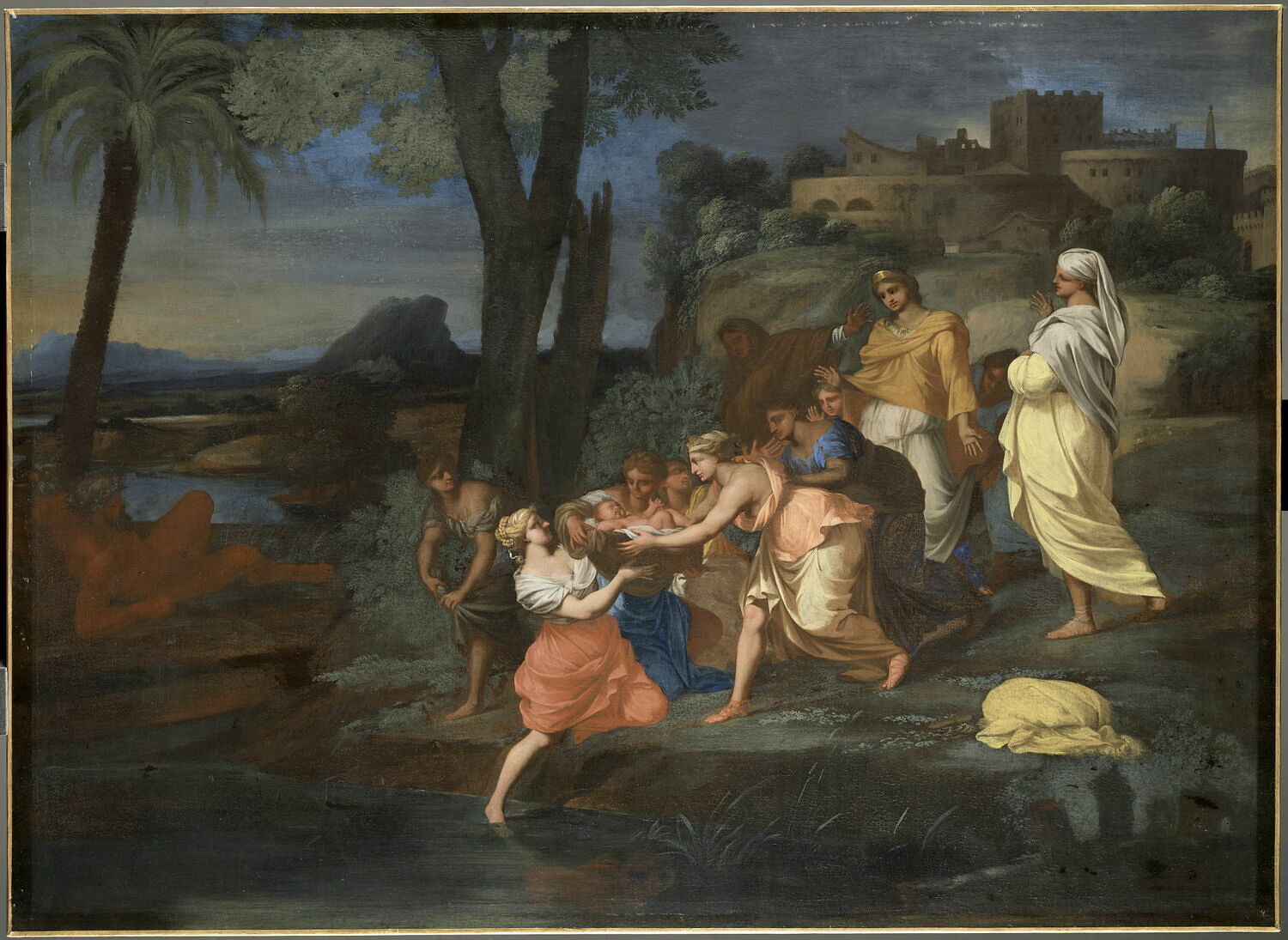 Moïse sauvé des eaux, Blanchet, Thomas, 3e quart du XVIIe siècle (vers 1655 - 1656)
