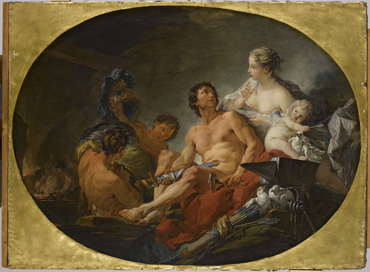 Les Forges de Vulcain., Boucher, François, 2e quart du XVIIIe siècle (1747)