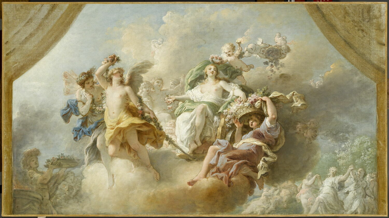 Le Triomphe de Flore., Callet, Antoine François, 3e tiers du XVIIIe siècle (vers 1780)