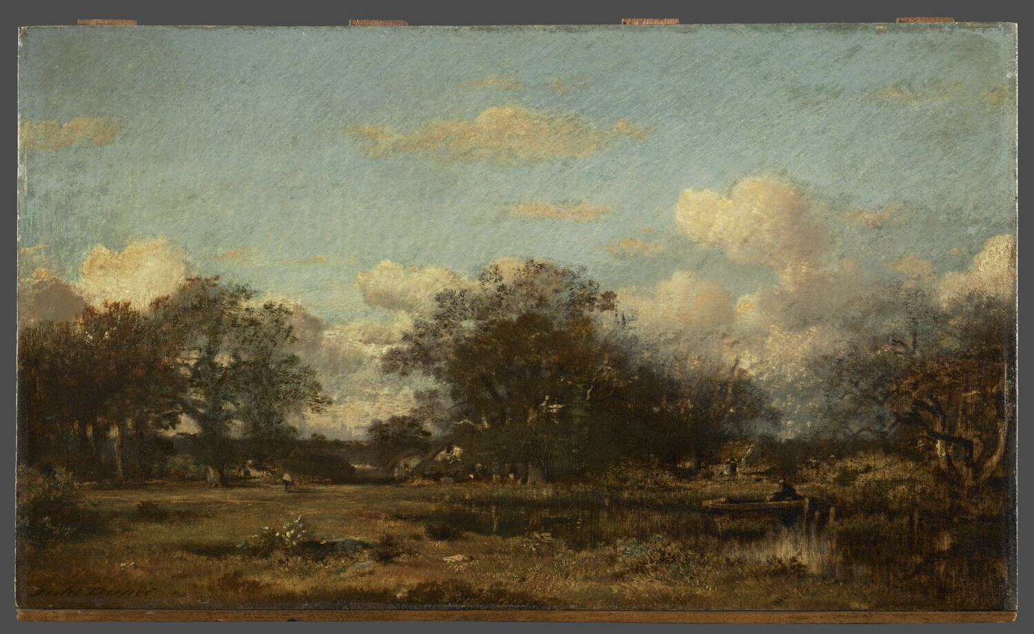 Paysage avec rivière, Dupré, Jules, XIXe siècle (1800 - 1900)