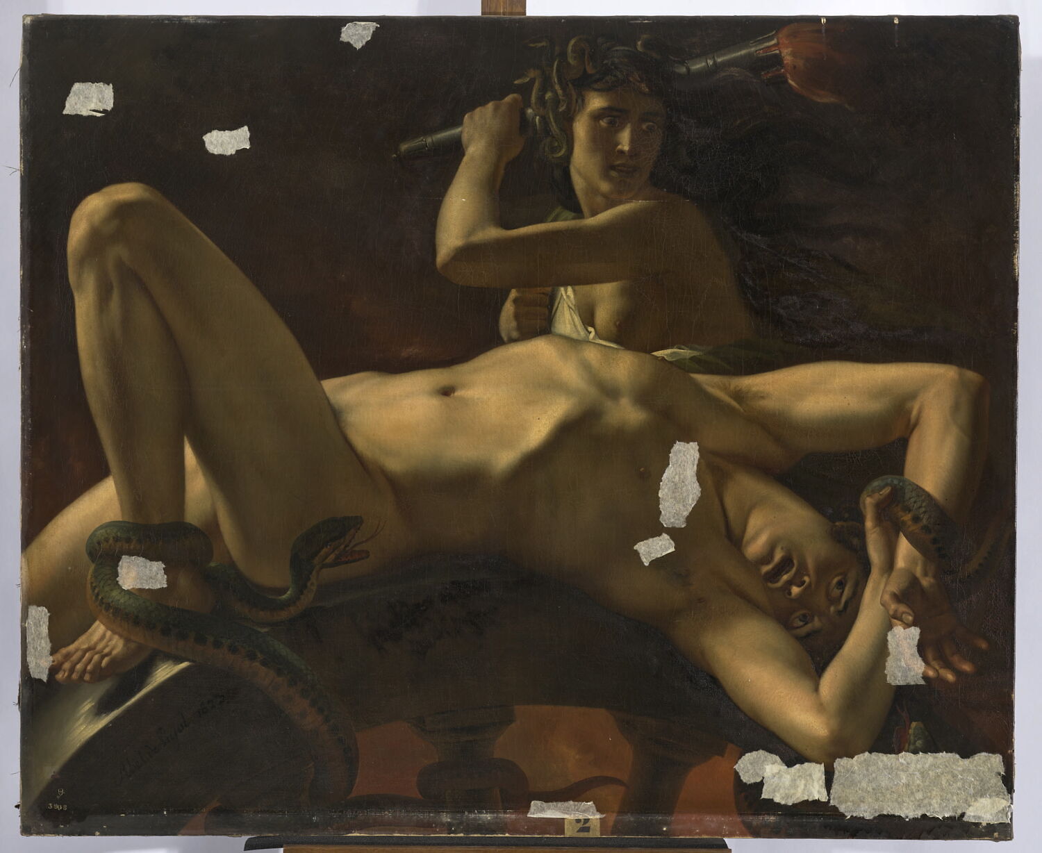 Ixion dans le Tartare, Abel de Pujol, Alexandre-Denis, 1e quart du XIXe siècle (1823)