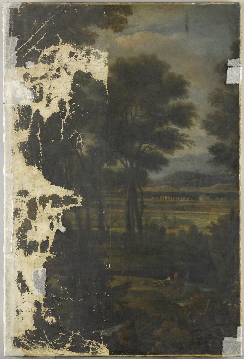 Paysage, Anonyme, XVIIIe siècle (incertitude) (vers 1700 - 1800)