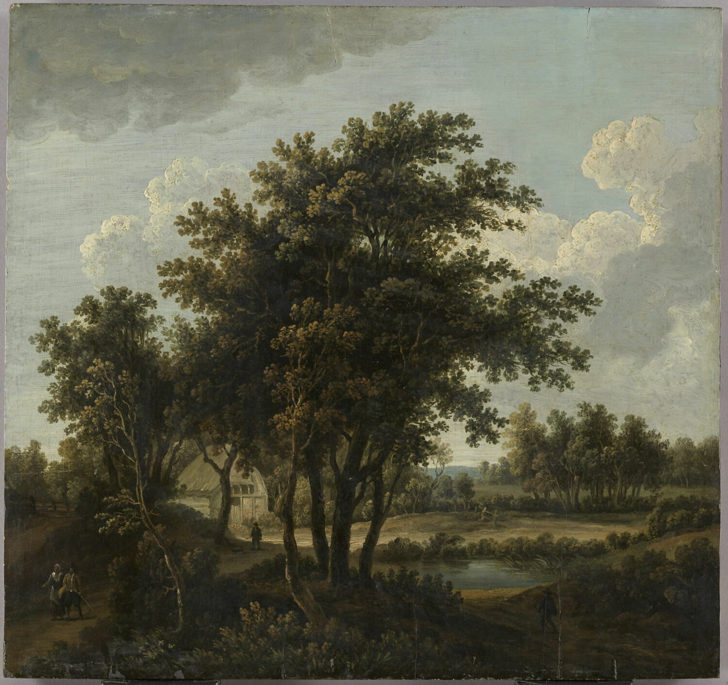 Paysage, Hobbema, Meindert, XVIIe siècle (1600 - 1700)