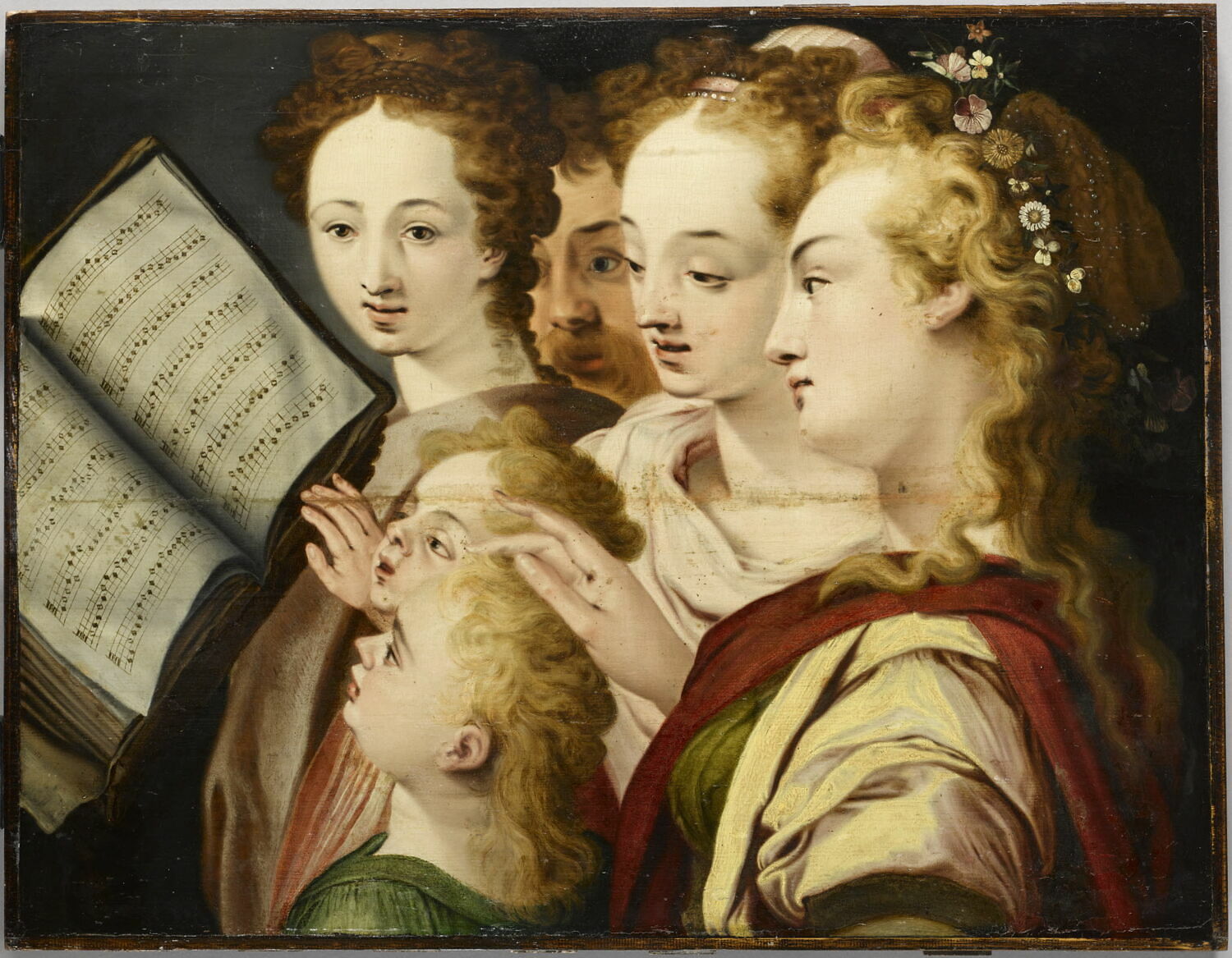 Personnages chantant, Pays-Bas, XVIe siècle (1500 - 1600)