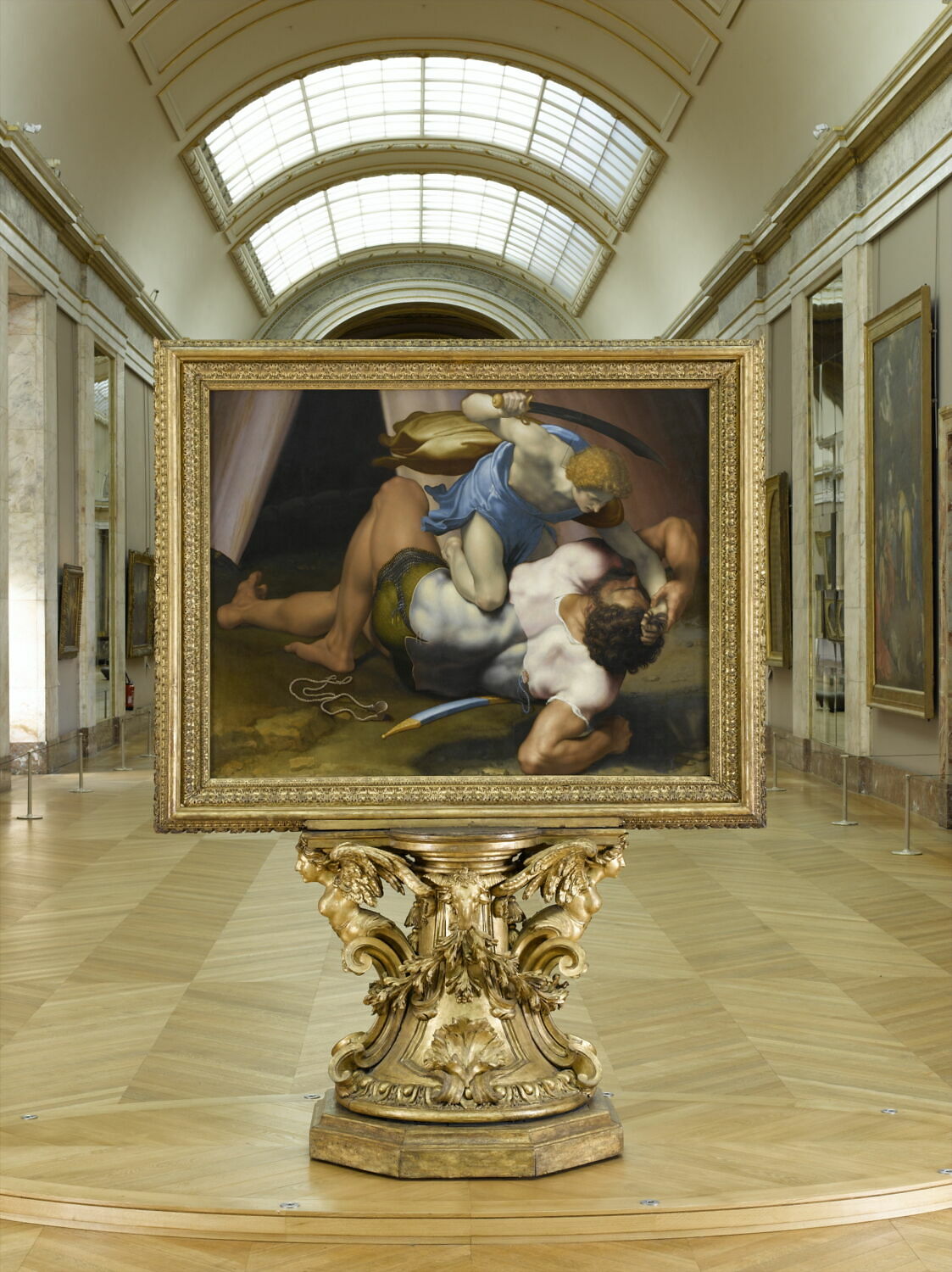 David vainqueur de Goliath Louvre Collections