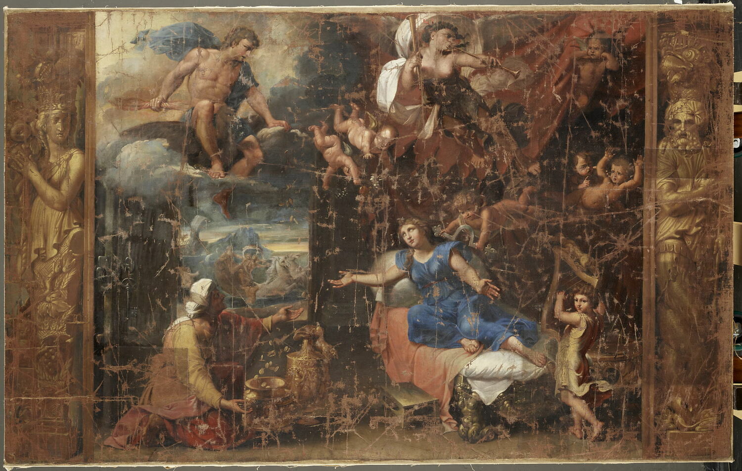 Jupiter et Sémélé, Anonyme, XVIIe siècle (vers 1640)