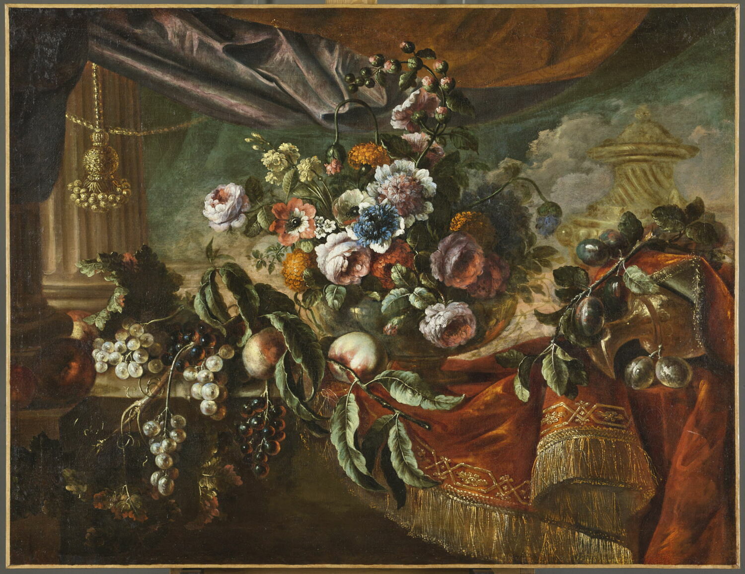Fruits et fleurs, Anonyme, XVIIe siècle (1600 - 1700)
