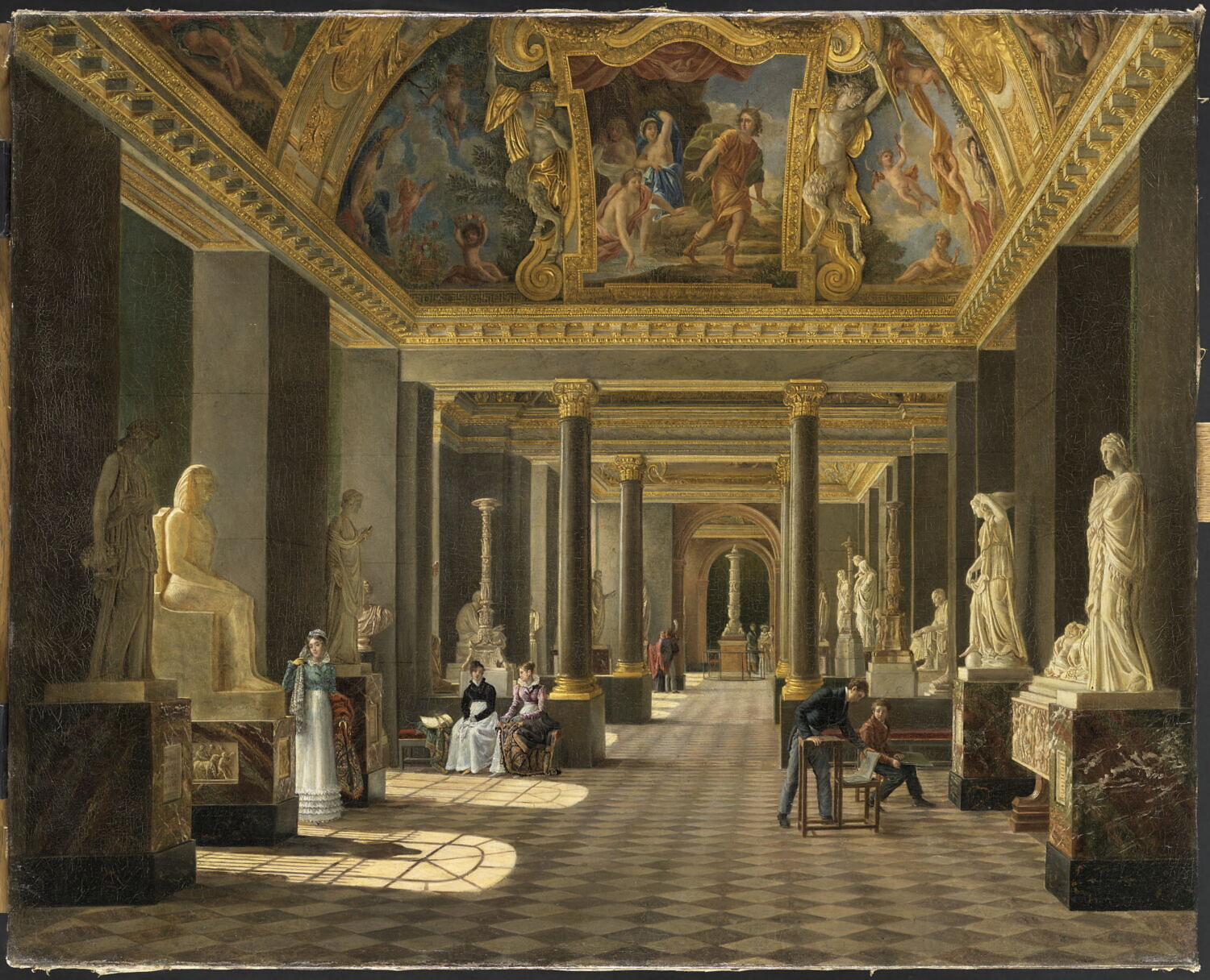 Vue de la salle des Saisons