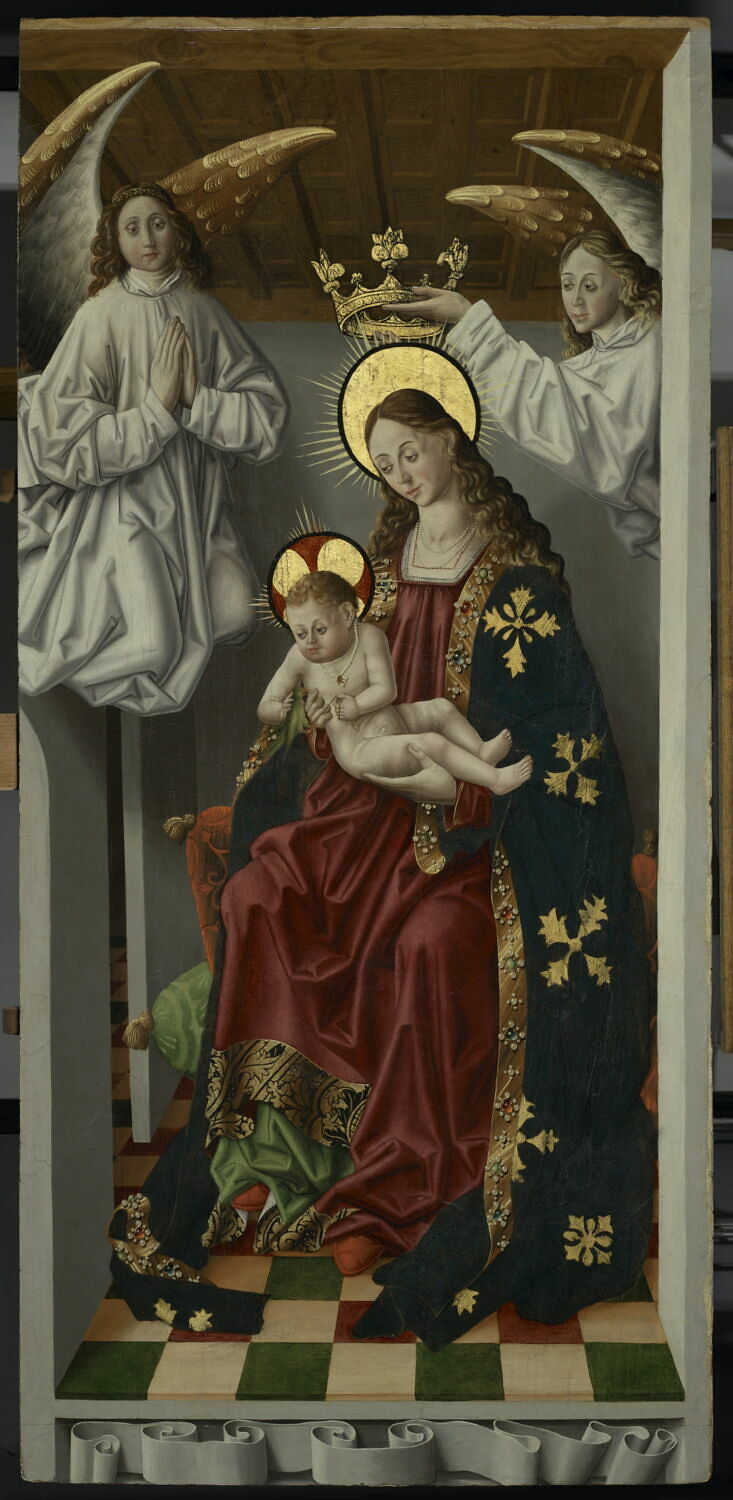 La Vierge et l'Enfant au perroquet, Gallego, Fernando, XVe siècle (1400 - 1500)