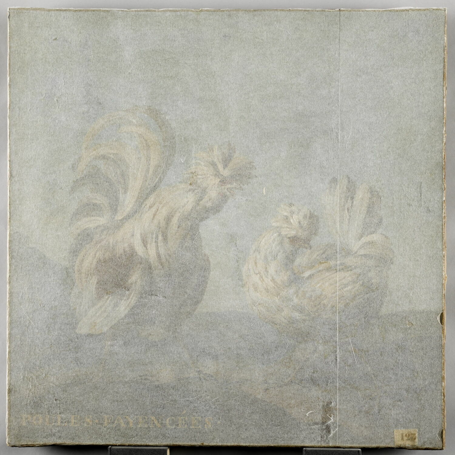 Poules faïencées, Anonyme, XVIIe siècle (1600 - 1700)