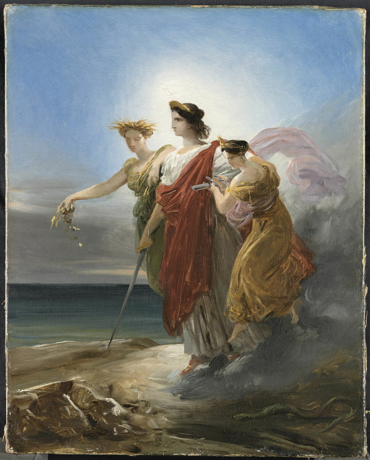 La Justice amène l'Abondance et l'Industrie sur la Terre, Alaux, Jean, 2e quart du XIXe siècle (vers 1826 - 1827)