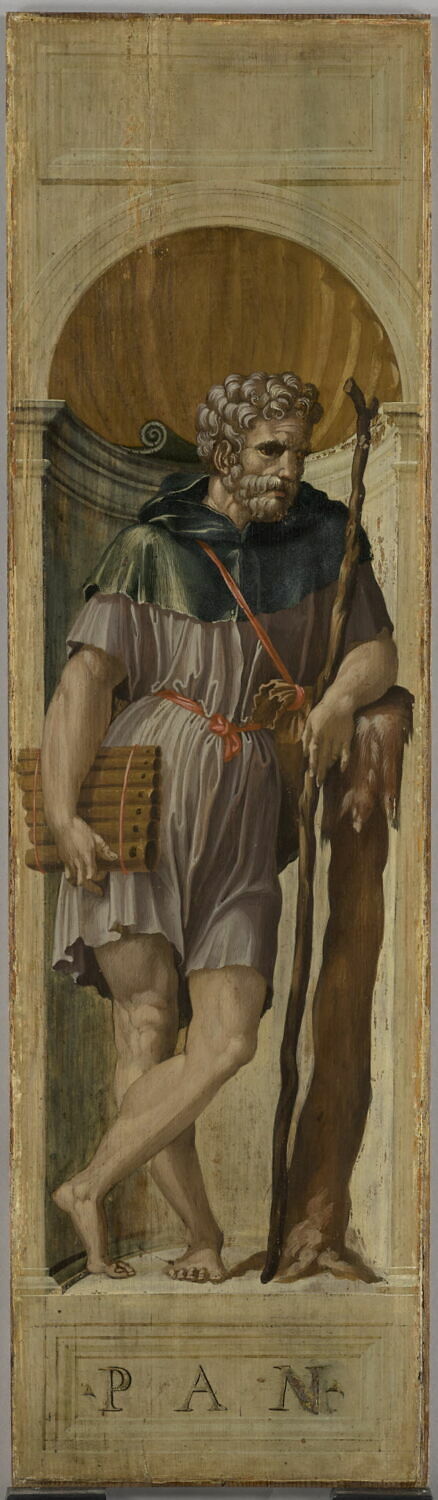 Pan - au revers décor ornemental, Peruzzi, Baldassare, XVIe siècle (1500 - 1600)