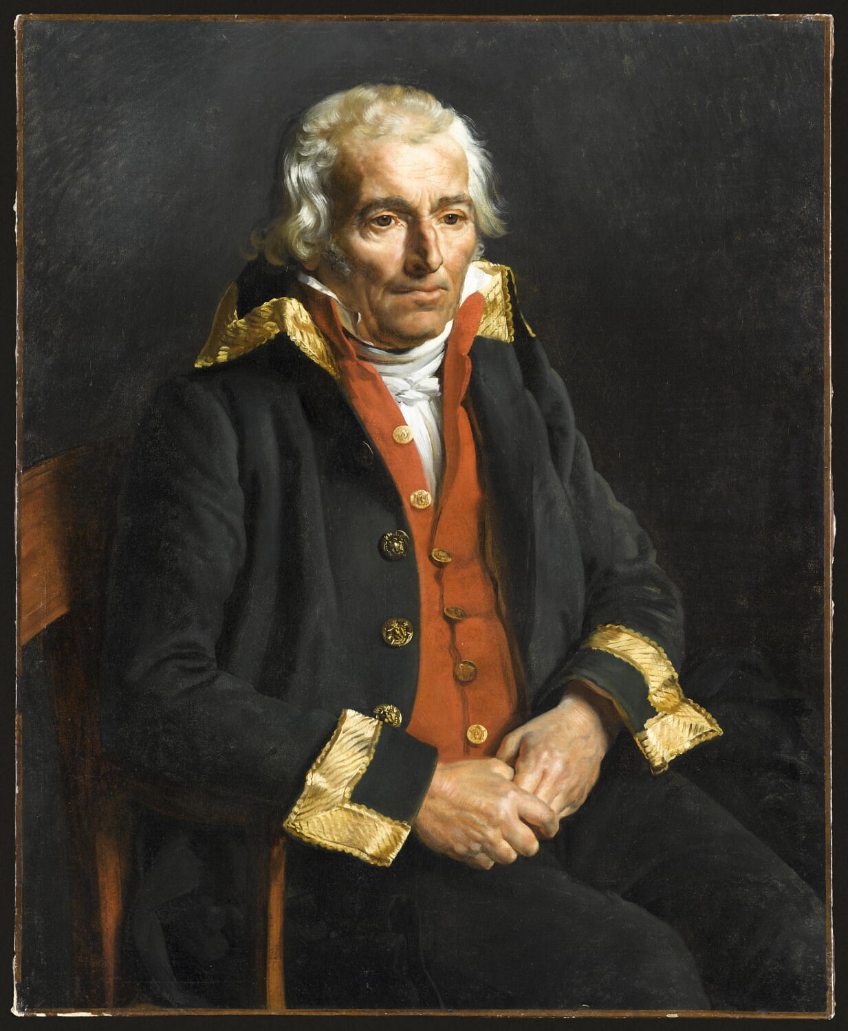 Portrait dit du père Fuzelier, Anonyme, XIXe siècle (1800 - 1900)