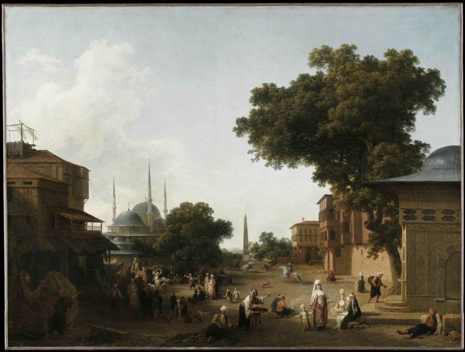Fête orientale., Hilair, Jean-Baptiste, 3e tiers du XVIIIe siècle (vers 1780)