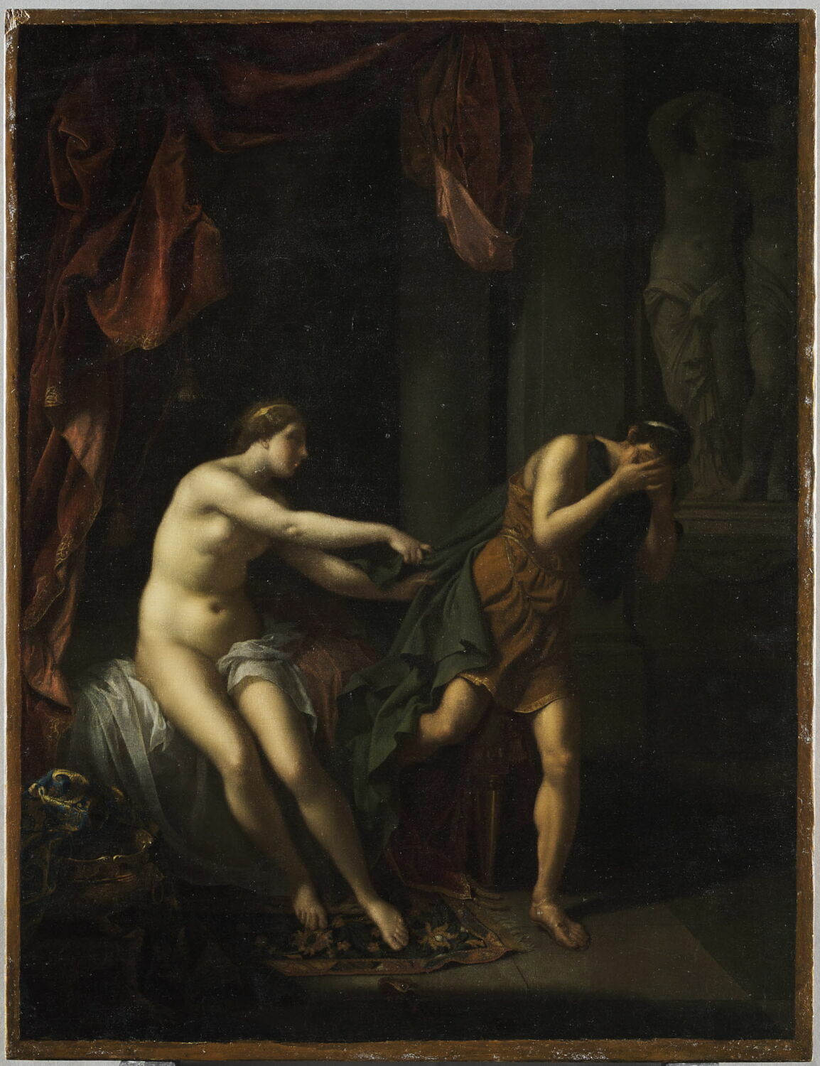Joseph et la robe de Putiphar, Werff, Adriaen van der, XVIIe siècle (1600 - 1700)