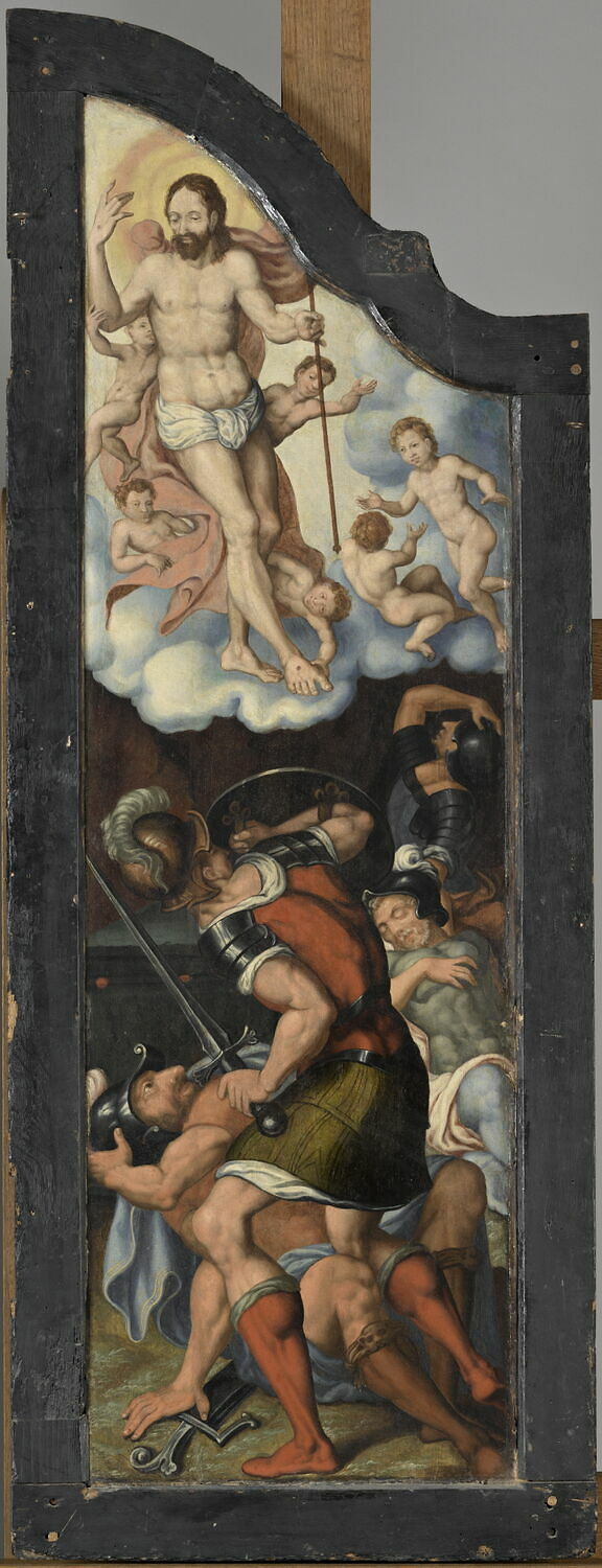 Résurrection Du Christ. Vanité (1 Volet Sur 2 D'un Triptyque) - Louvre ...