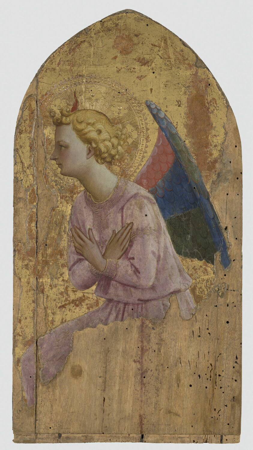 Ange en adoration, Fra Angelico, 1e moitié du XVe siècle (1400 - 1450)
