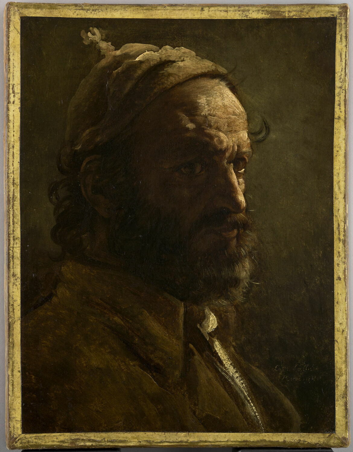 Portrait d'homme, Pallière, Léon, XIXe siècle (1818)