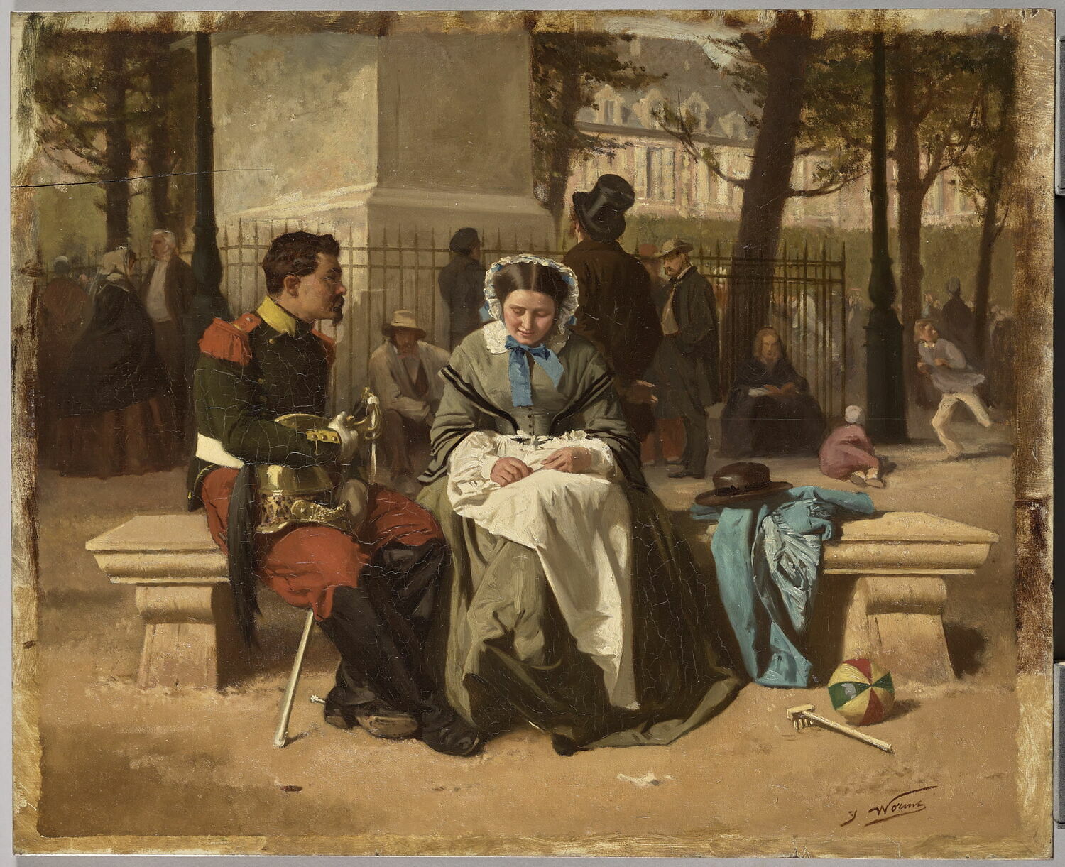La Place royale, Worms, Jules, 3e quart du XIXe siècle (1859)