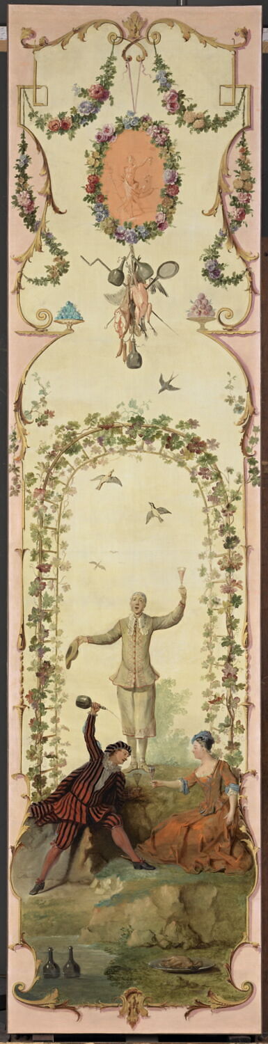 Les Divertissements champêtres : La Collation, Oudry, Jean-Baptiste, 1e quart du XVIIIe siècle (vers 1720 - 1723)