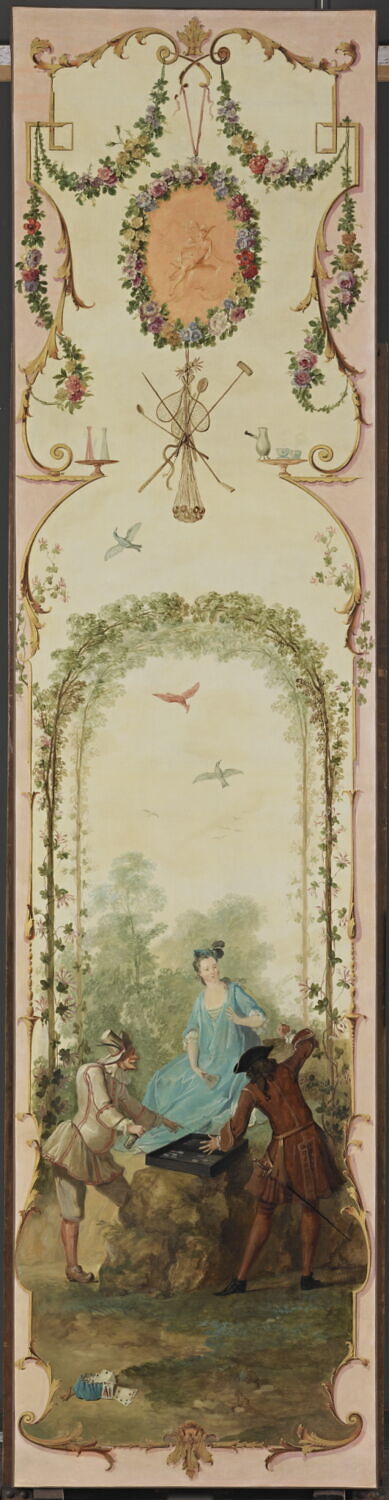 Les Divertissements champêtres : Le Jeu, Oudry, Jean-Baptiste, 1e quart du XVIIIe siècle (vers 1720 - 1723)