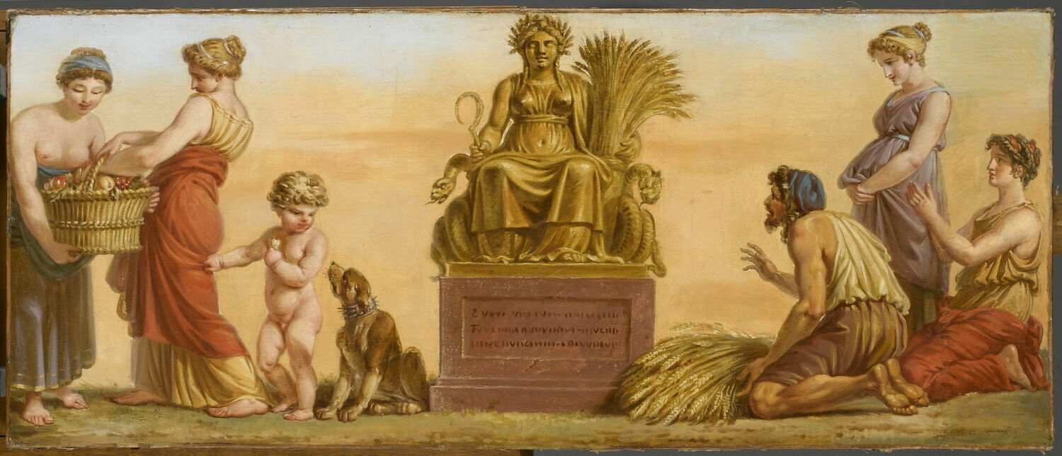 L'Été (salon des saisons) offrande à Cérès ?, Prud'hon, Pierre-Paul, XIXe siècle (1800 - 1900)