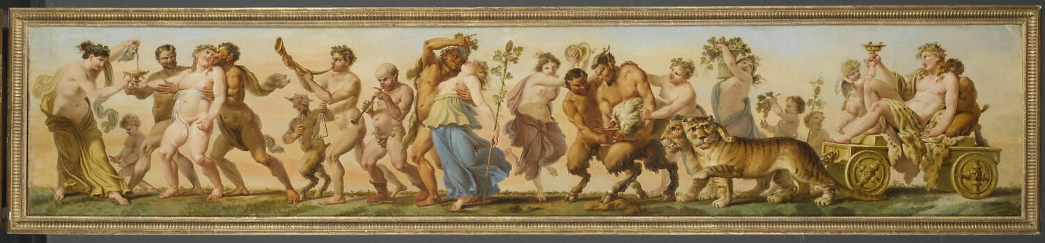 L'Automne (salon des saisons) procession avec char tiré par des tigres, Prud'hon, Pierre-Paul, XIXe siècle (1800 - 1900)