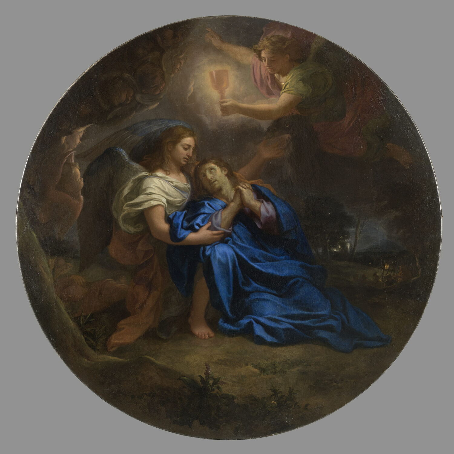 Le Christ au jardin des Oliviers, Шарль Лебрен, XVII век (ок. 1659)