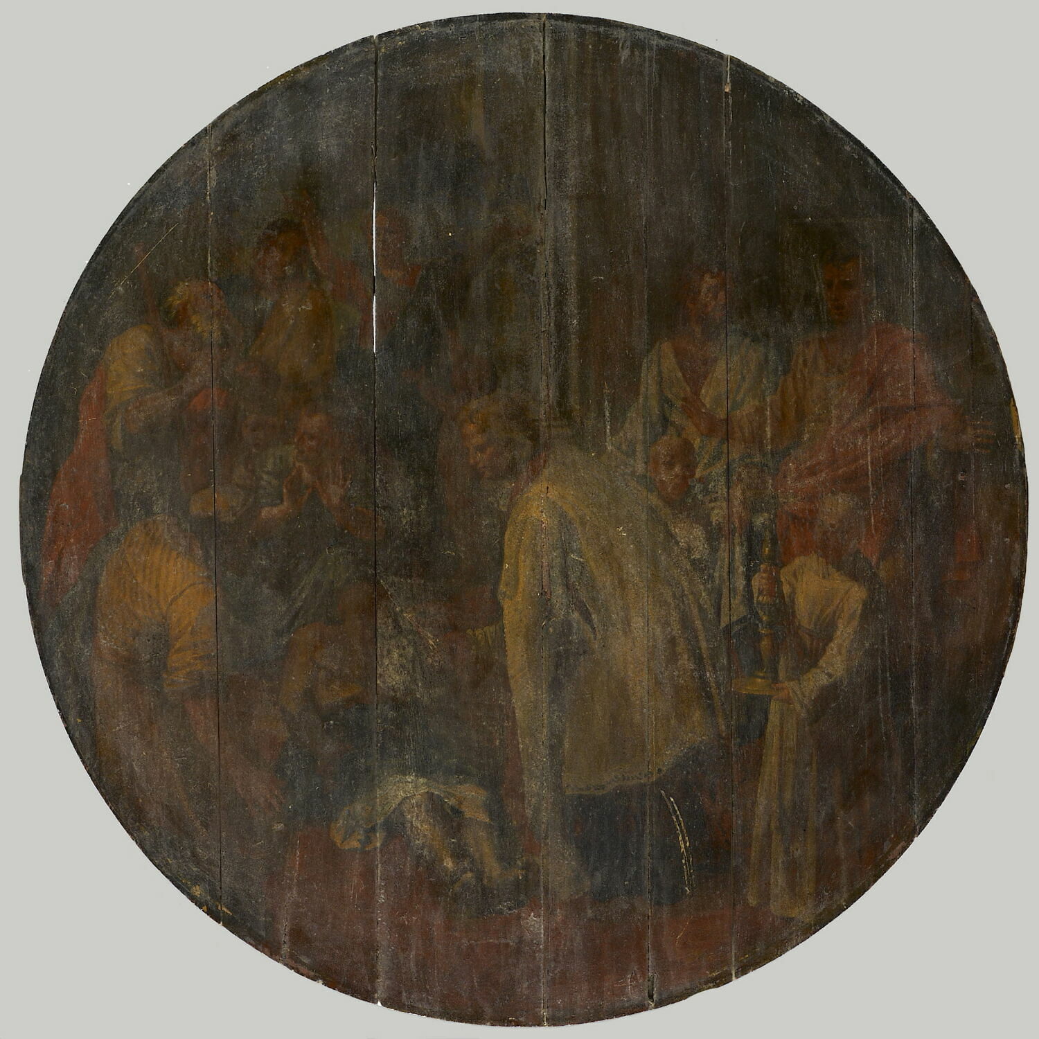 Un prêtre assistant un malade, Anonyme, XVIIe siècle (1600 - 1700)