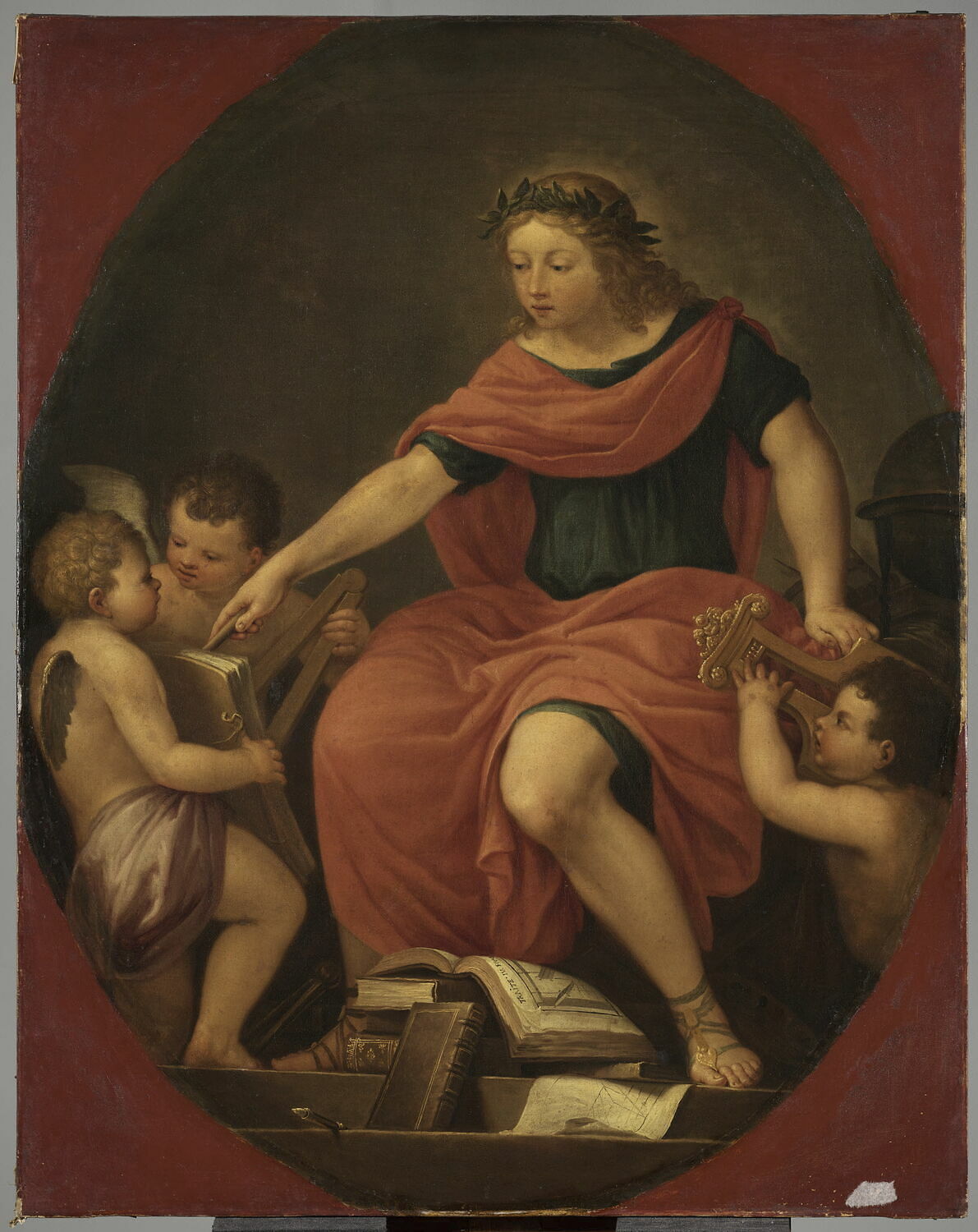Apollon présidant aux Arts, Anonyme, XVIIe siècle (vers 1650 - 1660)