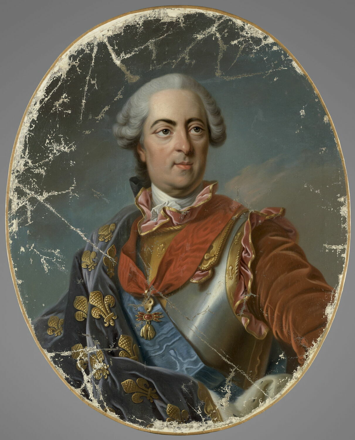 Portrait de Louis XV en buste, Van Loo, Louis-Michel, XVIIIe siècle (1700 - 1800)