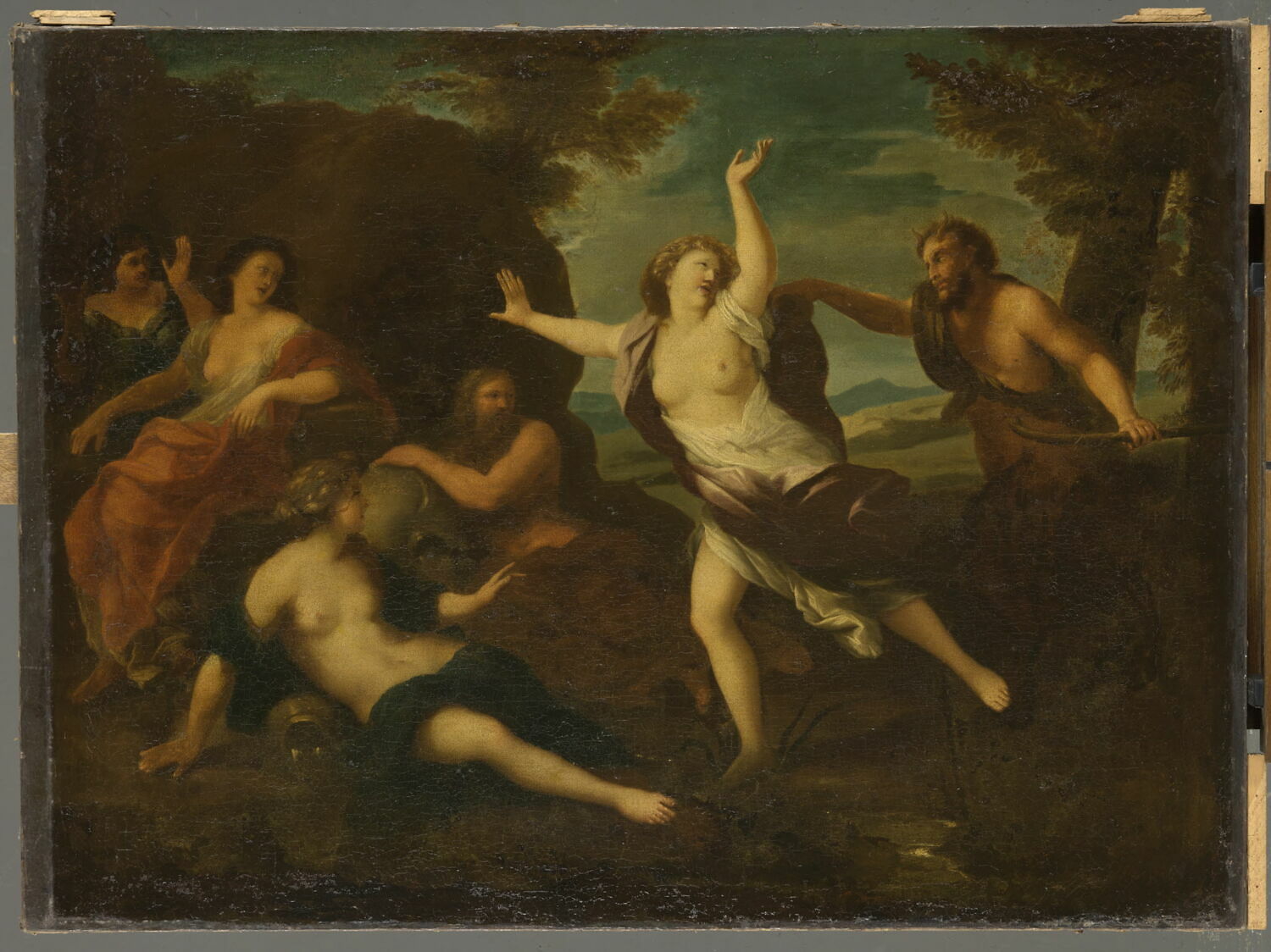 Pan et Syrinx, Romanelli, Giovanni Francesco, XVIIe siècle (1600 - 1700)