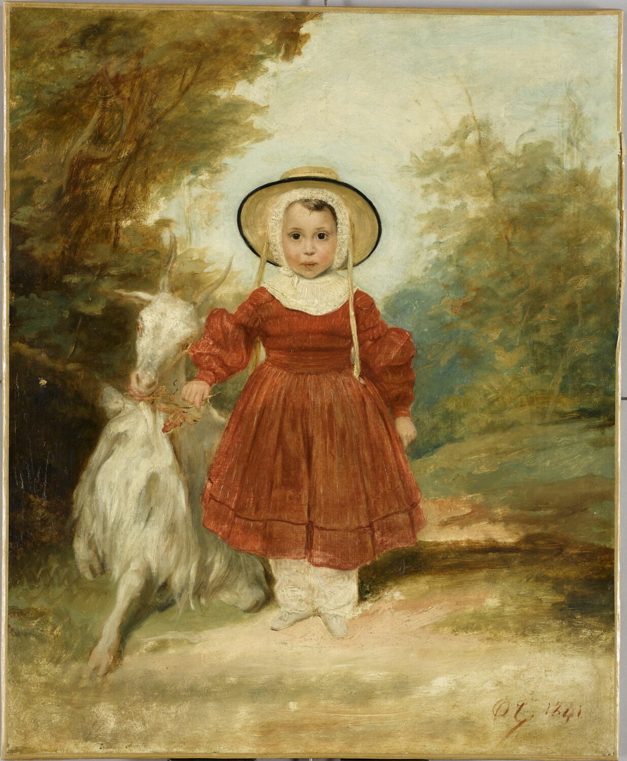 Portrait de A. Bés fils, enfant, Tassaert, Octave, 2e quart du XIXe siècle (1841)
