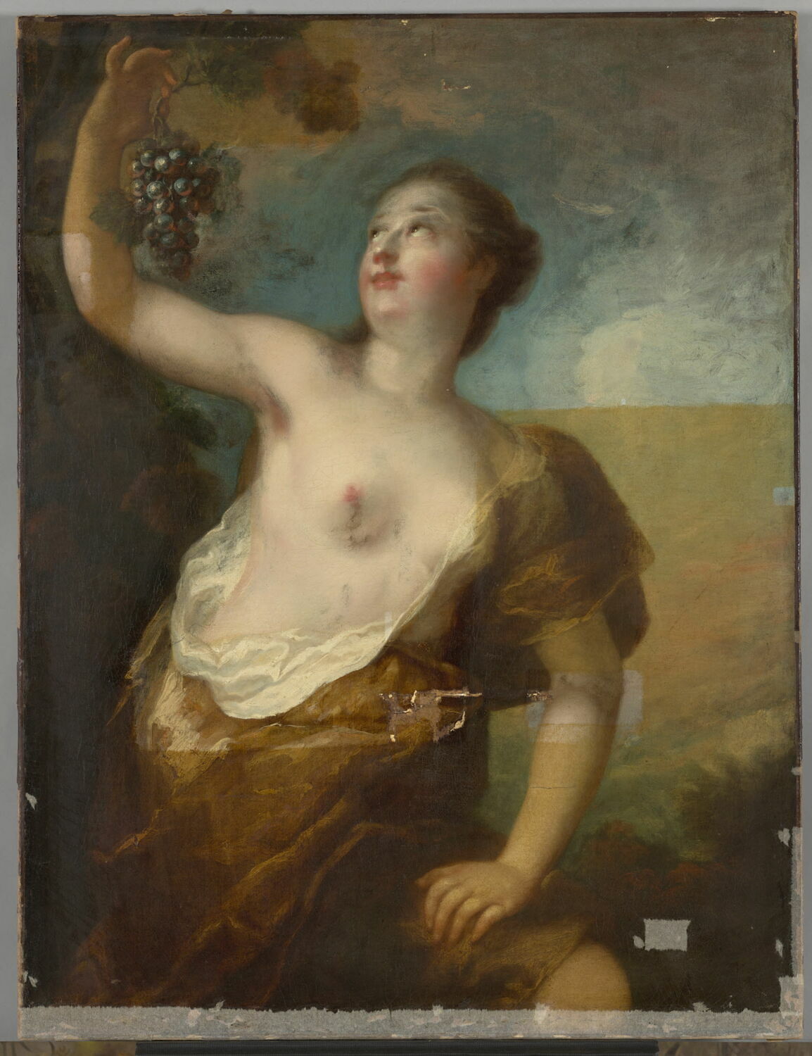 Une Bacchante, Anonyme, 1e moitié du XVIIIe siècle (1700 - 1750)