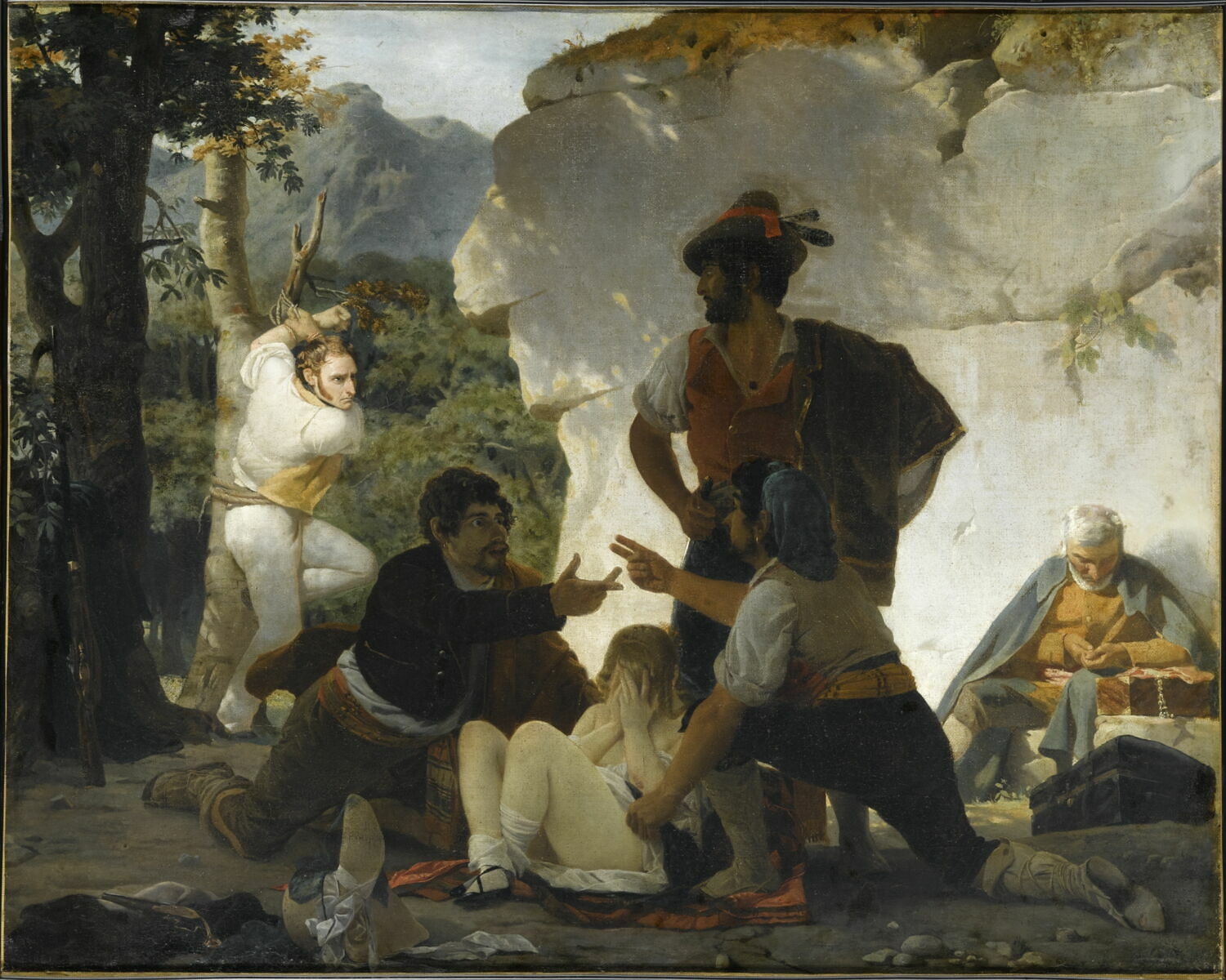Les Brigands romains, Gleyre, Charles, 2e quart du XIXe siècle (1831)