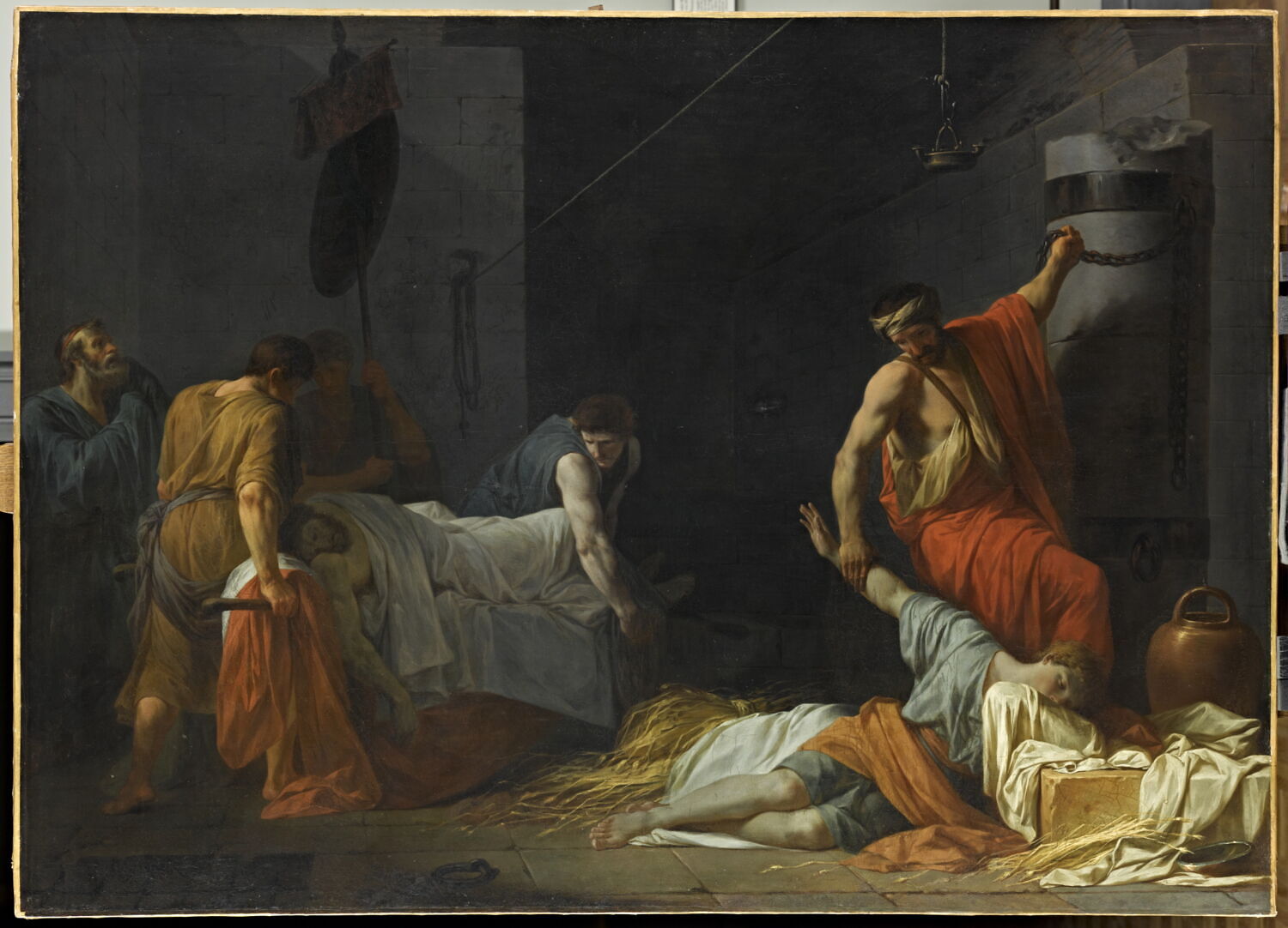 Les Funérailles de Miltiade, Peyron, Pierre, 4e quart du XVIIIe siècle (1782)