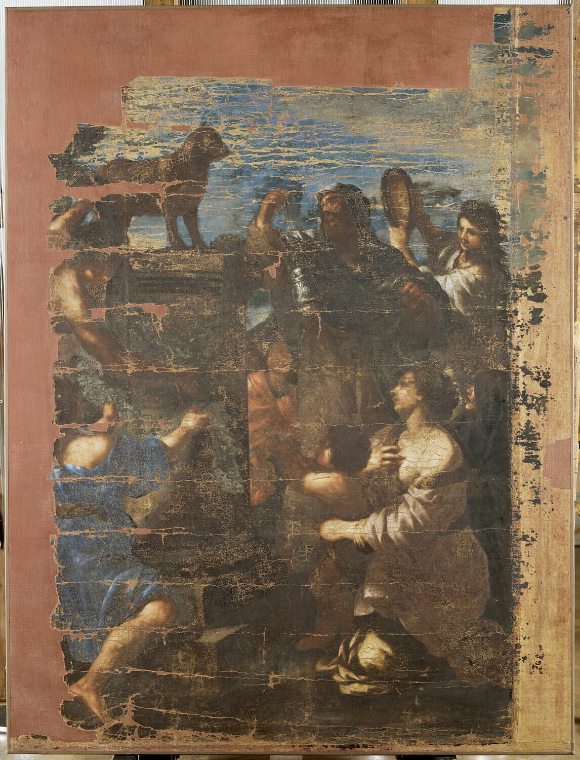 L'Adoration du veau d'or, Romanelli, Giovanni Francesco, XVIIe siècle (1600 - 1700)