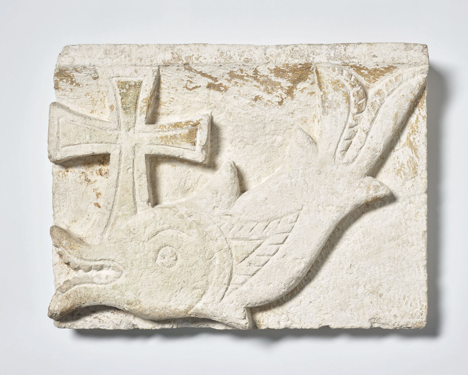 Relief au poisson d’Ermant, époque byzantine (attribution d'après style) (395 - 641)