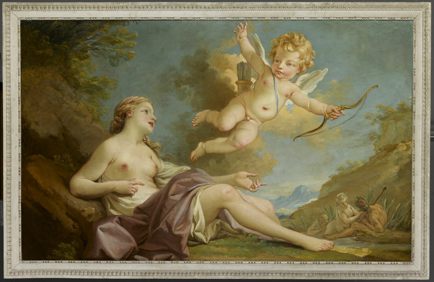 Vénus et l'Amour., Challes, Charles-Michel-Ange, Milieu du XVIIIe siècle (1752)