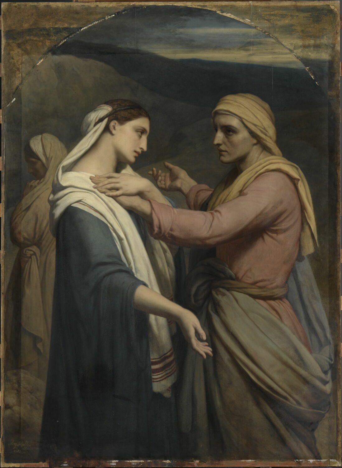 Ruth et Noémi, Scheffer, Ary, 3e quart du XIXe siècle (1855)