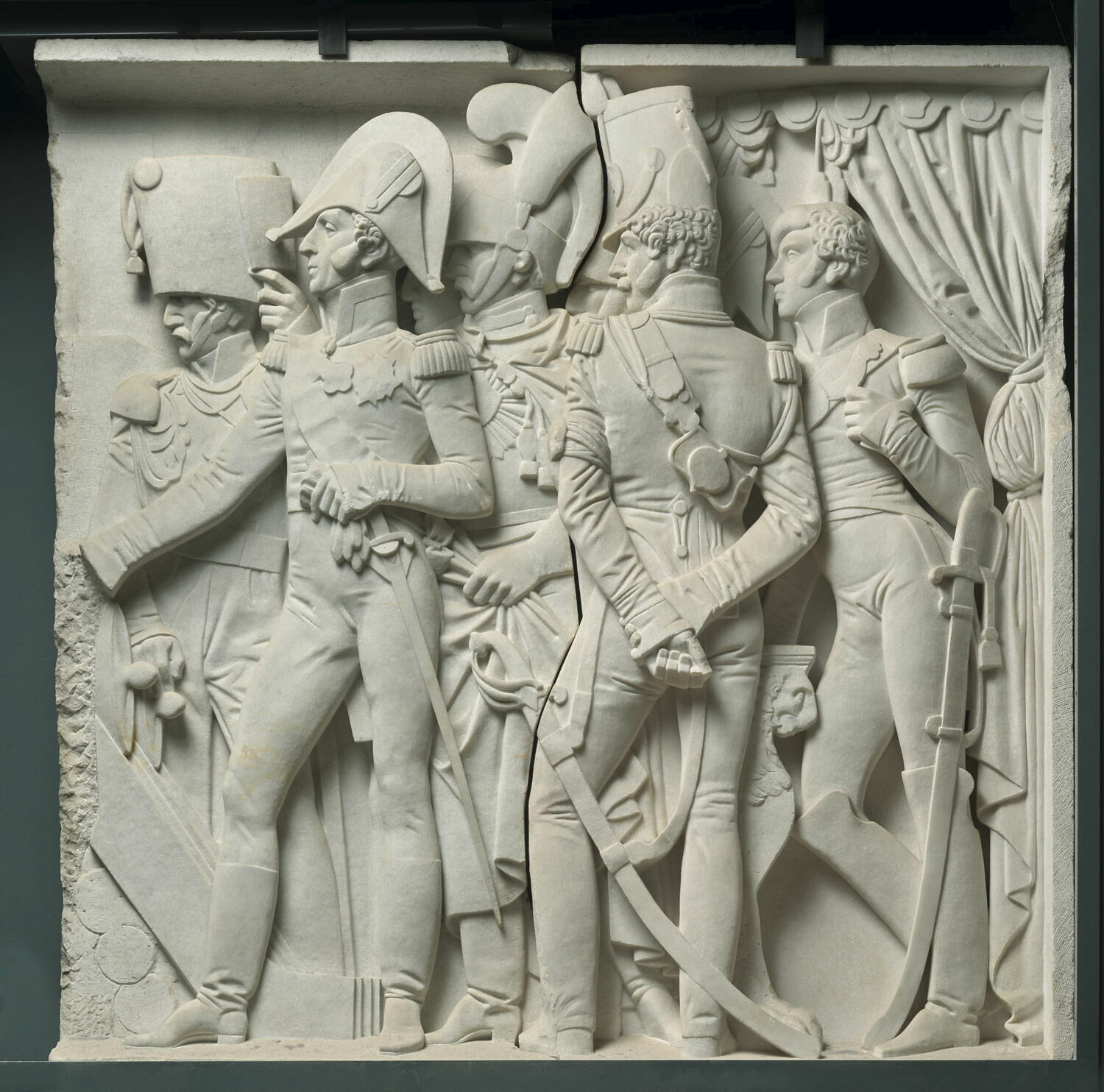 Le duc d'Angoulême congédiant les envoyés de Cadix (6 septembre 1823), Pradier, James, 1830