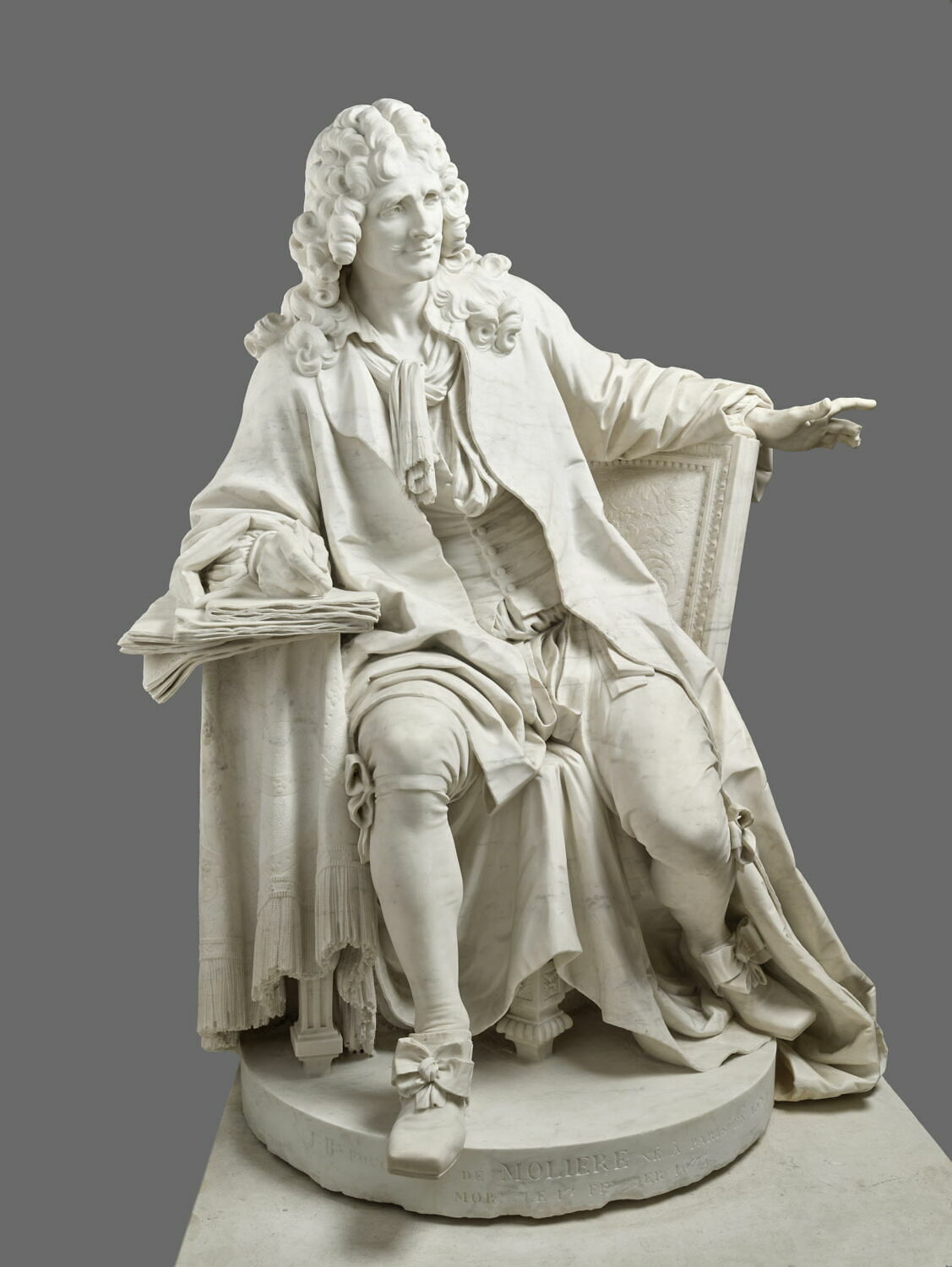 Jean-Baptiste Poquelin, dit Molière (1622-1673) écrivain et comédien, Caffieri, Jean-Jacques, 1787