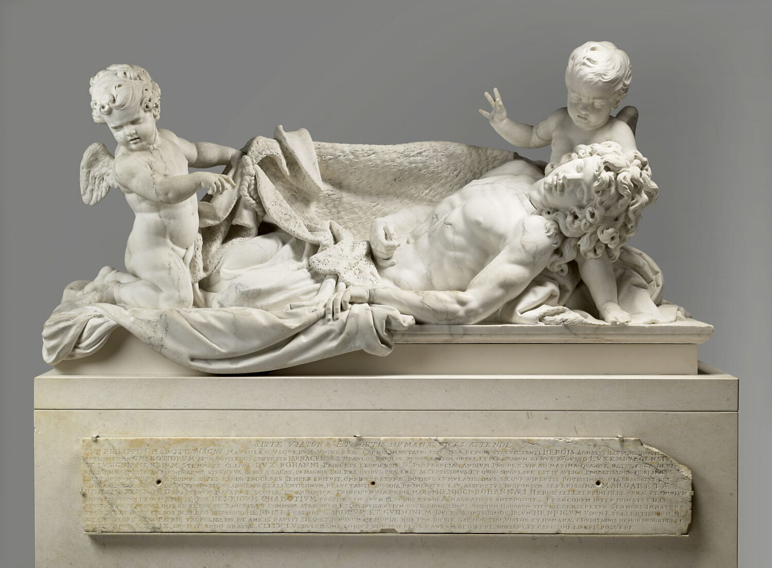 Figure funéraire d'Henri Chabot, duc de Rohan (1616-1655), Anguier, François, 1656